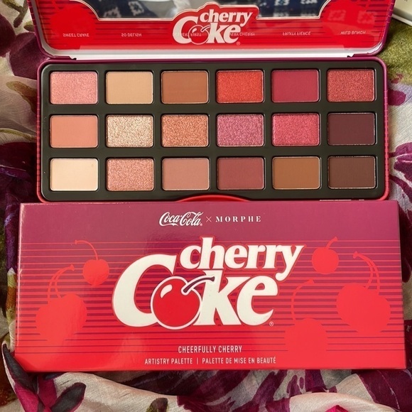 Brand New Morphe Eye Shadow Palettes Set Cherry Coke & Jaclyn Hill Bling Boss - Picture 3 of 15